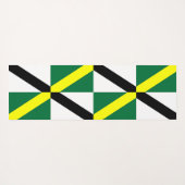 Patriotic Yoga Mats with flag of Monterey, USA Yogamat (Achterkant (horizontaal))