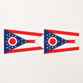 Patriotic Yoga Mats with flag of Ohio, USA Yogamat (Voorkant (horizontaal))