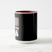 PATRIOTIEK IN DE MOK KOFFIE VAN DE VS (Midden)