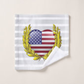 Patriotique (Gant de toilette)