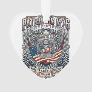 Patriotique 1776 Hors Route Crâne Monster Truck Lo
