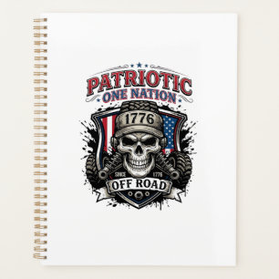 Patriotique 1776 Hors Route Crâne Monster Truck Lo