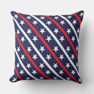 Patriotique, 4 juillet, Coussin extérieur