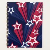 Patriotique 4 juillet Étoiles Rouge Blanc Et Bleu (Devant)
