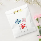 Patriotique 4 Juillet Pinwheel Favoriser les sacs (Scellé)