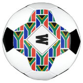 Patriotique AFRIQUE DU SUD DRAPEAU Monogramme ball (Tourné)