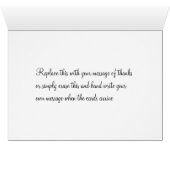 Patriotique American Business Merci Cartes (Intérieur Horizontal (Bas))