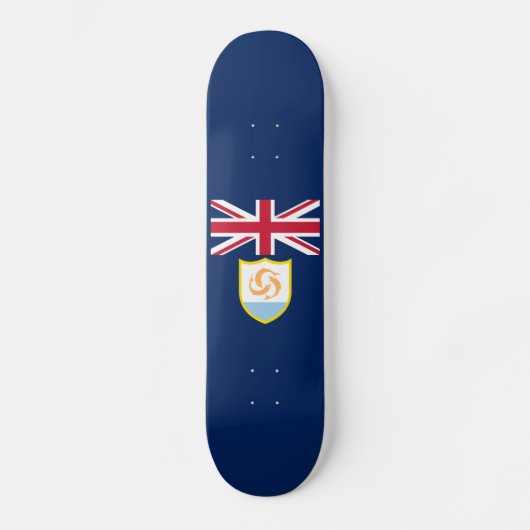 Patriotique Anguilla Drapeau Skateboard (Recto)