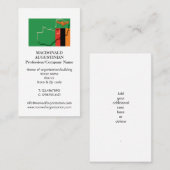 Patriotique | DRAPEAU DE ZAMBIE | Carte de visite  (Devant / Derrière)