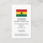 Patriotique | GHANA FLAG | Carte de visite photo (Devant)