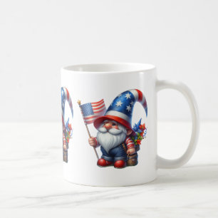 Patriotique Gnome Coffee Mug