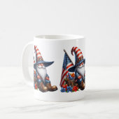 Patriotique Gnome Coffee Mug (Devant gauche)
