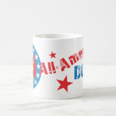Patriotique Greyhound Coffee Mug (Centre)