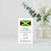 Patriotique | JAMAICA FLAG | Carte de visite photo (Debout devant)