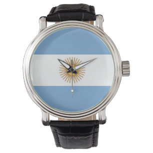 Patriotique, montre spéciale avec Drapeau d'Argent