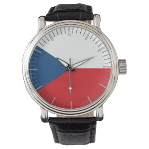 Patriotique, montre spéciale avec Drapeau de Czech