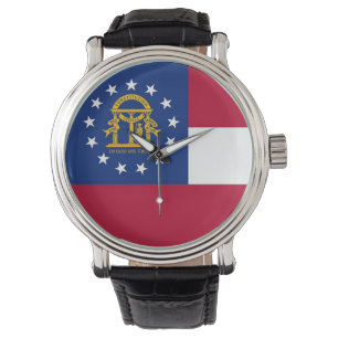 Patriotique, montre spéciale avec Drapeau de Géorg