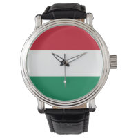 Patriotique, montre spéciale avec Drapeau de Hongr