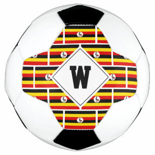 Patriotique OUGANDA DRAPEAU Monogramme balle de so