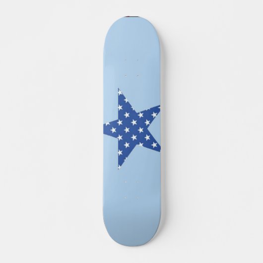 Patriotique Star Skateboard (Devant)