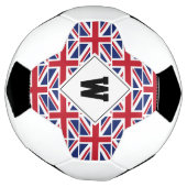 Patriotique UNION JACK Royaume-Uni GB Monogramme b (Tourné)