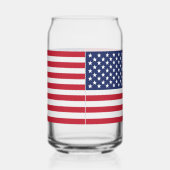 Patriotique USA Drapeau Can Glass - American Pride (Gauche)