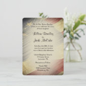 Patriotique USA Drapeau Invitations de mariage (Debout devant)