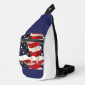 Patriotique USA Drapeau sac à dos (Coin droit)