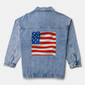 PATRIOTIQUE USA FLAG DENIM JACKET (Verso)