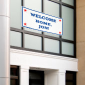 Patriotique USA Welcome Accueil Bannière (Bâtiment extérieur)