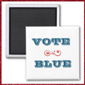 Patriotique VOTE BLEU Magnet
