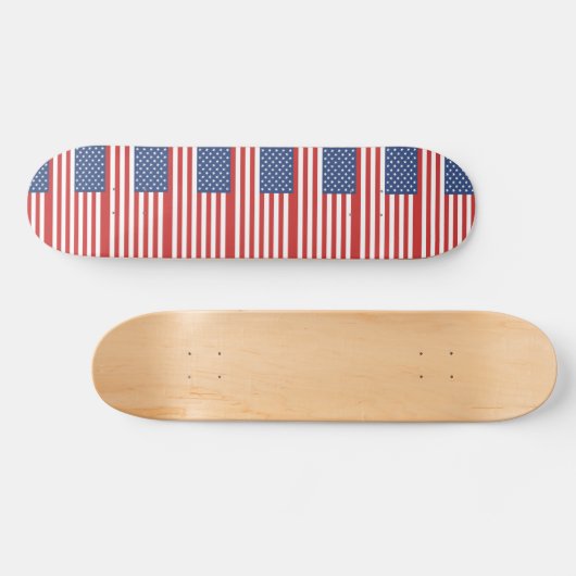 PATRIOTISCHE AMERIKAANSE VLAGGENSCHEPEN SKATEBOARD (Horizontaal)