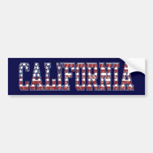 PATRIOTISCHE CALIFORNIA-BUMPERSTICKER BUMPERSTICKER