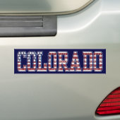 PATRIOTISCHE COLORADO-BUMPERSTICKER BUMPERSTICKER (Op auto)