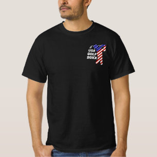PATRIOTISCHE Heren GOLF USA T-shirt