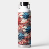 PATRIOTISCHE RODE WITTE BLAUWE STRIPEN WATERFLES (Voorkant)