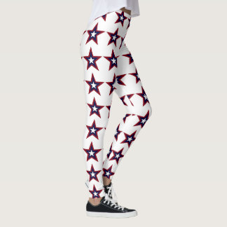 PATRIOTISCHE STAR-LEGGINGS, VIERDE JULI LEGGINGS