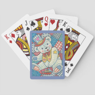 PATRIOTISCHE TEDDY BEAR- EN QUILT BICYCLE PLAYCARD POKERKAARTEN