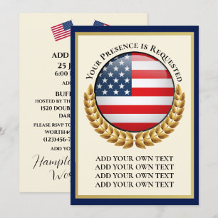 PATRIOTISCHE Uitnodiging
