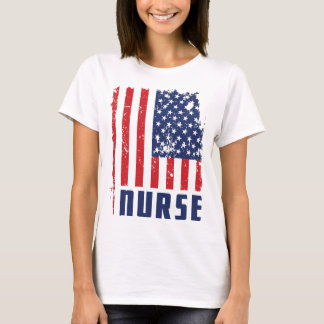 PATRIOTISCHE VERBRANDING VS VLAG TEE SHIRT