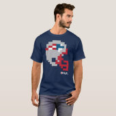 Patriots Tecmo Bowl Helm T-shirt (Voorkant volledig)