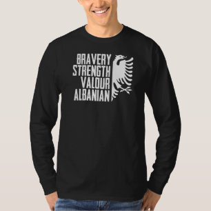 patriotse Albanese onderdanen voor een Albanese ad T-shirt
