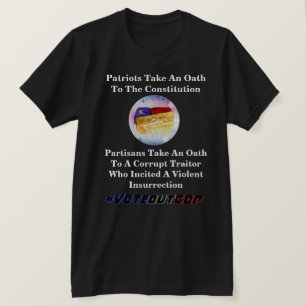 Patriotten leggen een eed af voor de grondwet t-shirt
