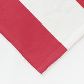 Patriottic 4 Photo Collage American Flag Monogram  Fleece Deken (Hoek)