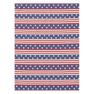 Patriottic Americana USA Flag Stars and Stripes Tafelkleed