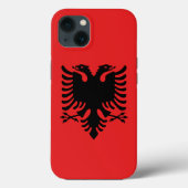 Patriottic Apple Hoesje-Mate, Albanië vlag Case-Mate iPhone Case (Achterkant)