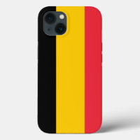 Patriottic Apple Hoesje-Mate, Belgische vlag