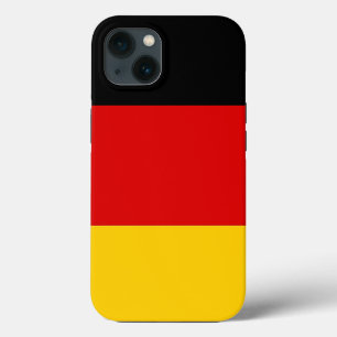 Patriottic Apple Hoesje-Mate, Duitsland vlag iPhone 13 Hoesje