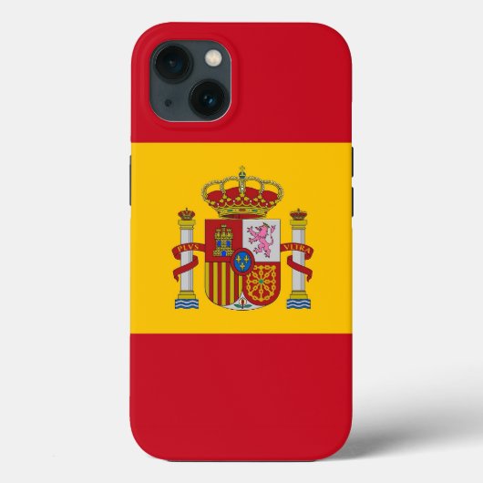 Patriottic Apple Hoesje-Mate, vlag Spanje Case-Mate iPhone Case (Achterkant)