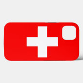 Patriottic Apple Hoesje-Mate, Zwitserse vlag Case-Mate iPhone Case (Achterkant (horizontaal))